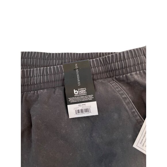 No Boundaries Men's Size 2XL Charcoal Gray Drawstring Casual Shorts NWT - Picture 3 of 4
